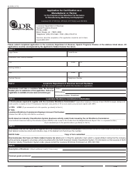 Document preview: Form R-1070 Application for Certification as a Manufacturer or Farmer - Louisiana