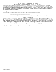 Form ETA-81 Reemployment Assistance Application for Services - Florida, Page 3