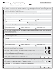 Form AP-193-1 Texas Application for Retailer Cigarette, Cigar, and/or Tobacco Products Taxes Permit - Texas, Page 3