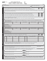 Form AP-193-1 Texas Application for Retailer Cigarette, Cigar, and/or Tobacco Products Taxes Permit - Texas, Page 4