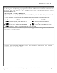 CAP Form 15 Application for Cadet Membership in Civil Air Patrol, Page 2