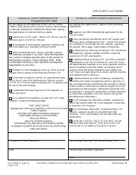 CAP Form 15 Application for Cadet Membership in Civil Air Patrol, Page 3