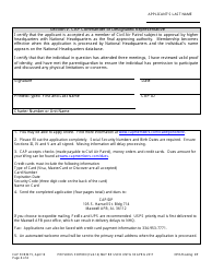 CAP Form 15 Application for Cadet Membership in Civil Air Patrol, Page 4