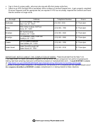 Form AF-5 Lead-Based Paint Affidavit of Compliance - Violations Corrected After August 1, 2004 - New York City, Page 2