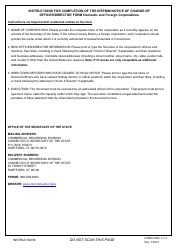 Form CINC-1-1.0 Interim Notice of Change of Officer/Director - Connecticut, Page 2