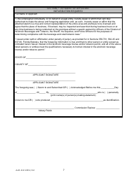Form ABT-6004 Change of Officer / Stockholder / Amended Corporate Name Application - Florida, Page 11