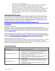 Form ABT-6003 Application for One/Two/Three Day Permit or Special Sales License - Florida, Page 3