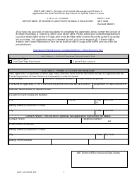 Form ABT-6003 Application for One/Two/Three Day Permit or Special Sales License - Florida, Page 4