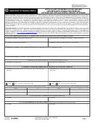 VA Form 21-0304 Application for Benefits for Certain Children With Disabilities Born of Vietnam and Certain Korea Service Veterans