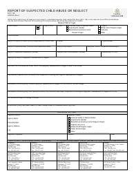 Form DCF-136 &quot;Report of Suspected Child Abuse or Neglect&quot; - Connecticut