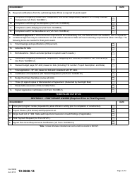 VA Form 10-0388-14 Checklist of Major Requirements for State Home Construction/Acquisition Grants, Page 2