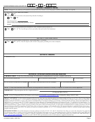 VA Form 21-0960L-2 Sleep Apnea Disability Benefits Questionnaire, Page 2
