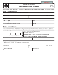 Form TC-891 &quot;Odometer Disclosure Statement&quot; - Utah