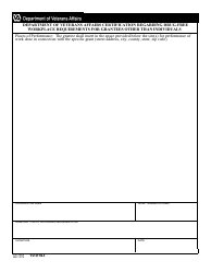 VA Form 10-0143 Department of Veterans Affairs Certification Regarding Drug-Free Workplace Requirements for Grantees Other Than Individuals, Page 2