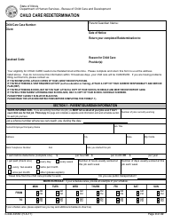 Form IL444-3455E Child Care Redetermination - Illinois, Page 2