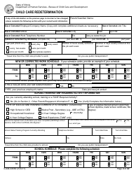 Form IL444-3455E Child Care Redetermination - Illinois, Page 3