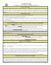 Form DS-3053 &quot;Statement of Consent: Issuance of a U.S. Passport to a Minor Under Age 16&quot;