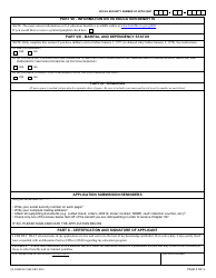 VA Form 22-1990 Application for VA Education Benefits, Page 7
