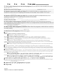 Certificate of Live Birth Worksheet - Indiana, Page 7