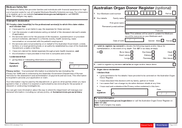Form MS014.1705 Medicare Claim - Australia, Page 2