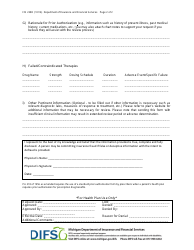 Form FIS2288 Michigan Prior Authorization Request Form for Prescription Drugs - Michigan, Page 3