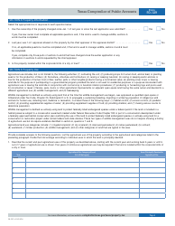 Form 50-129 Application for 1-d-1 (Open-Space) Agricultural Use Appraisal - Texas, Page 3