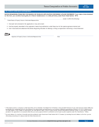 Form 50-129 Application for 1-d-1 (Open-Space) Agricultural Use Appraisal - Texas, Page 6