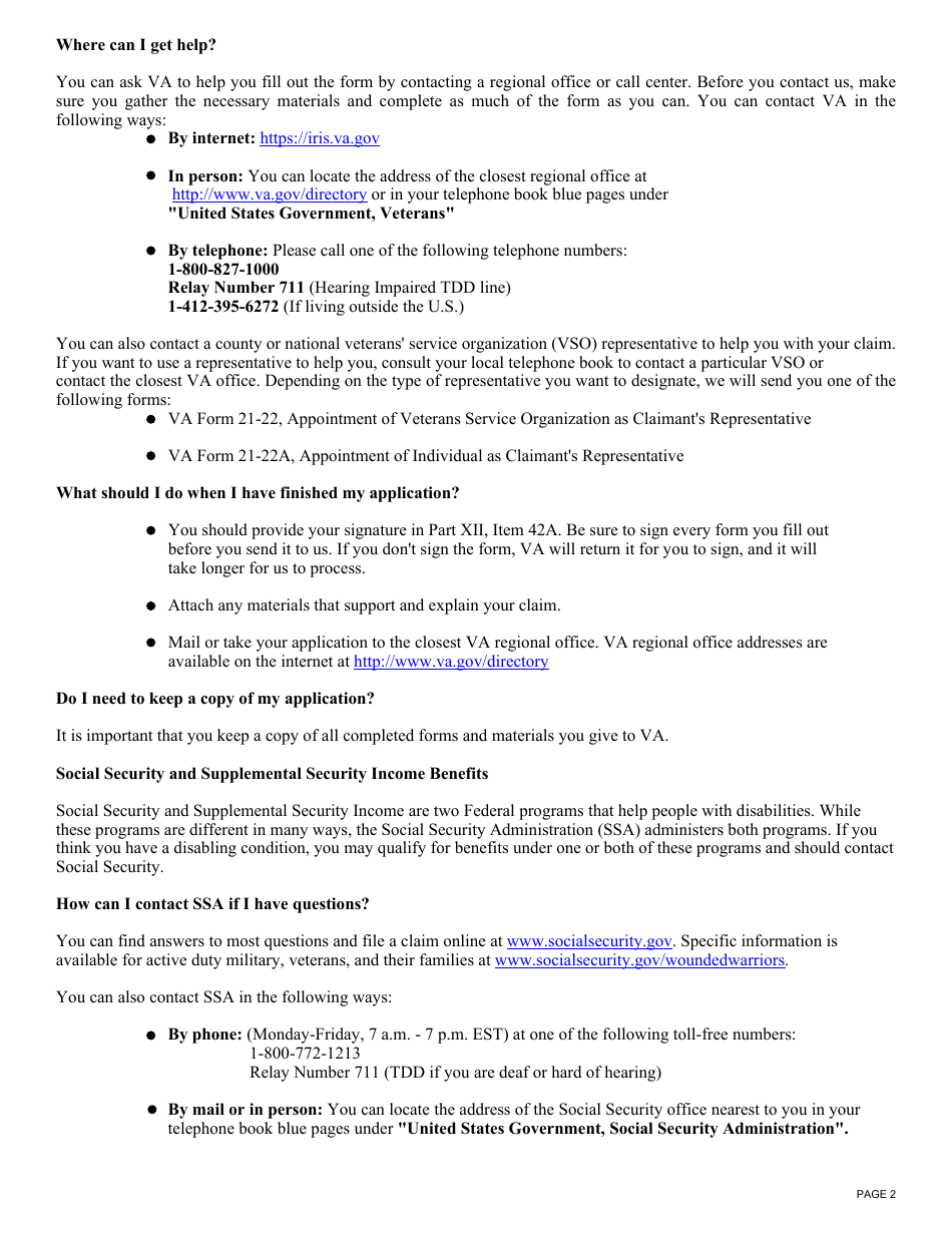 Va Form 21 526 Fill Out Sign Online And Download Fillable Pdf Templateroller 1632