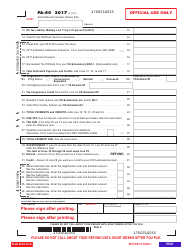 Form PA-40 &quot;Pennsylvania Income Tax Return&quot; - Pennsylvania, Page 2
