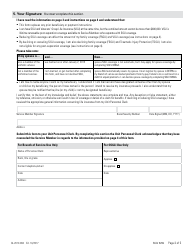VA Form SGLV8286 Servicemembers&#039; Group Life Insurance Election and Certificate - Prudential, Page 3