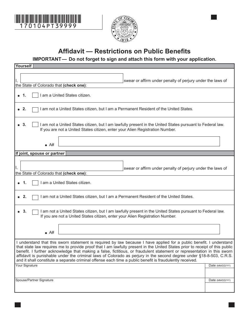 Form DR0104PTC Colorado Property Tax / Rent / Heat Rebate Application - Colorado, Page 9
