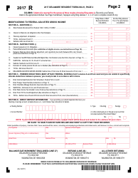 Form 200-01 &quot;Resident Individual Income Tax Return&quot; - Delaware, Page 15