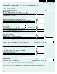 Form T1 GENERAL &quot;Income Tax and Benefit Return&quot; - Canada, Page 3