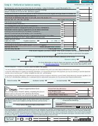 Form T1 GENERAL &quot;Income Tax and Benefit Return&quot; - Canada, Page 4