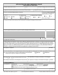 Document preview: AER Form 700 Application for Army Emergency Relief (AER) Financial Assistance