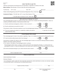 OTC Form 701-6 Application for Oklahoma Certificate of Title for a Vehicle - Oklahoma, Page 2