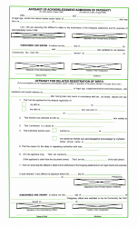 Form 102 &quot;Certificate of Live Birth&quot; - Philippines, Page 2