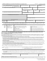 Document preview: Form HUD-92900-A (VA Form 26-1802A) Hud/VA Addendum to Uniform Residential Loan Application