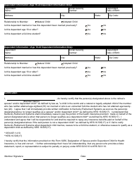 Form 6256 Designation of Spouse and/or Dependent Child for Health Insurance - Kentucky, Page 2