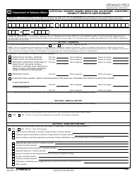 VA Form 21-0960G-4 Intestinal Surgery (Bowel Resection, Colostomy, Ileostomy) Disability Benefits Questionnaire