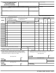Document preview: Optional Form 1164 Claim for Reimbursement for Expenditures on Official Business
