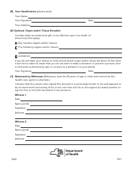 Form 1430 Health Care Proxy - New York, Page 8