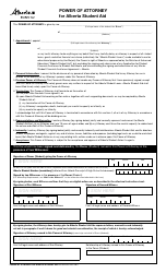Power of Attorney for Alberta Student Aid - Alberta, Canada, Page 2