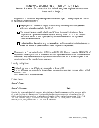 Form HUD-9624 Contract Renewal Request Form - Multifamily Section 8 Contracts, Page 12