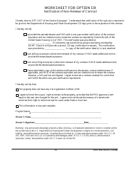 Form HUD-9624 Contract Renewal Request Form - Multifamily Section 8 Contracts, Page 13
