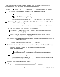 Form HUD-9624 Contract Renewal Request Form - Multifamily Section 8 Contracts, Page 2