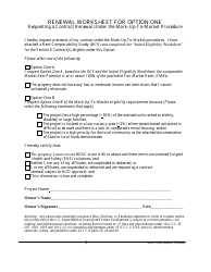 Form HUD-9624 Contract Renewal Request Form - Multifamily Section 8 Contracts, Page 3
