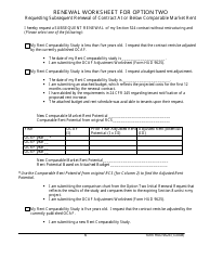 Form HUD-9624 Contract Renewal Request Form - Multifamily Section 8 Contracts, Page 6