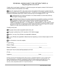 Form HUD-9624 Contract Renewal Request Form - Multifamily Section 8 Contracts, Page 8