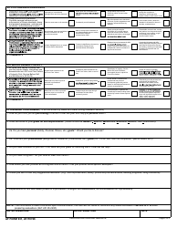 AF Form 931 &quot;Airman Comprehensive Assessment (ACA) Worksheet (AB Thru TSGT)&quot;, Page 2